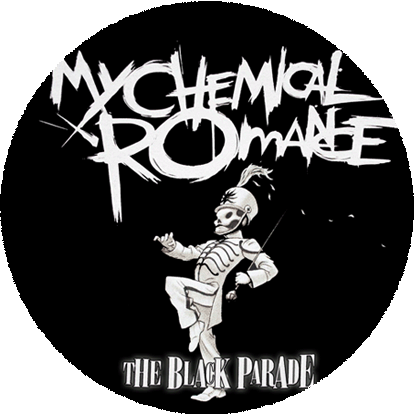 Insigna 3,7 cm MY CHEMICAL ROMANCE The Black Parade (B37-0211)