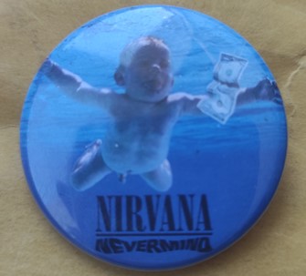 Insigna 3,7 cm NIRVANA Nevermind