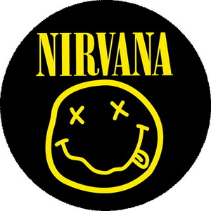 Insigna 3,7 cm NIRVANA Smiley (B37-0137)