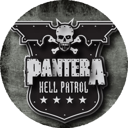 Insigna 3,7 cm PANTERA: Hell Patrol (B37-0354)