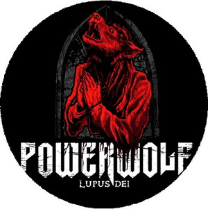 Insigna 3,7 cm POWERWOLF: Lupus Dei (B37-0200)