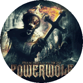 Insigna 3,7 cm POWERWOLF: Preachers (B37-0256)