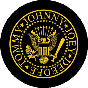 Insigna 3,7 cm RAMONES: Logo (B37-0145)