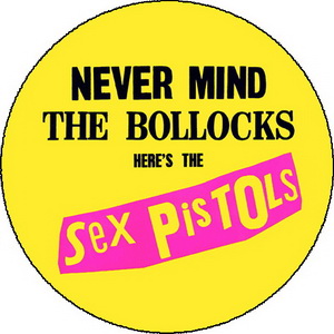 Insigna 3,7 cm SEX PISTOLS: Never Mind (B37-0149)