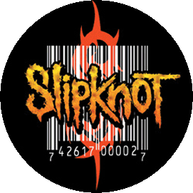 Insigna 3,7 cm SLIPKNOT: Barcode (B37-0259)