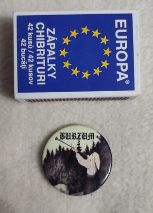 Insigna 3 cm BURZUM Filosofem (SHK)