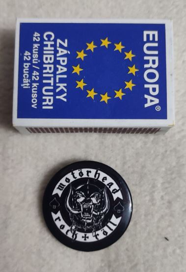 Insigna 3 cm MOTORHEAD Rock N Roll (SHK)