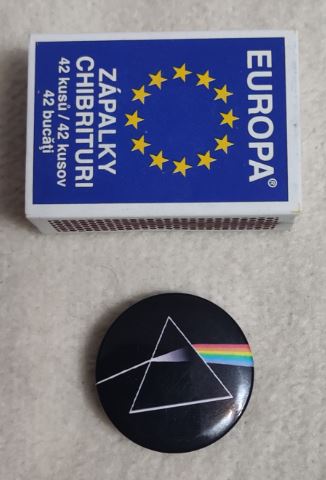 Insigna 3 cm PINK FLOYD Dark Side (SHK)