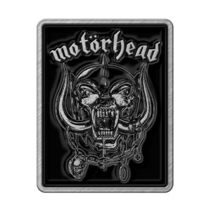 Insigna metalica Motorhead - Logo and Warpig  PB014