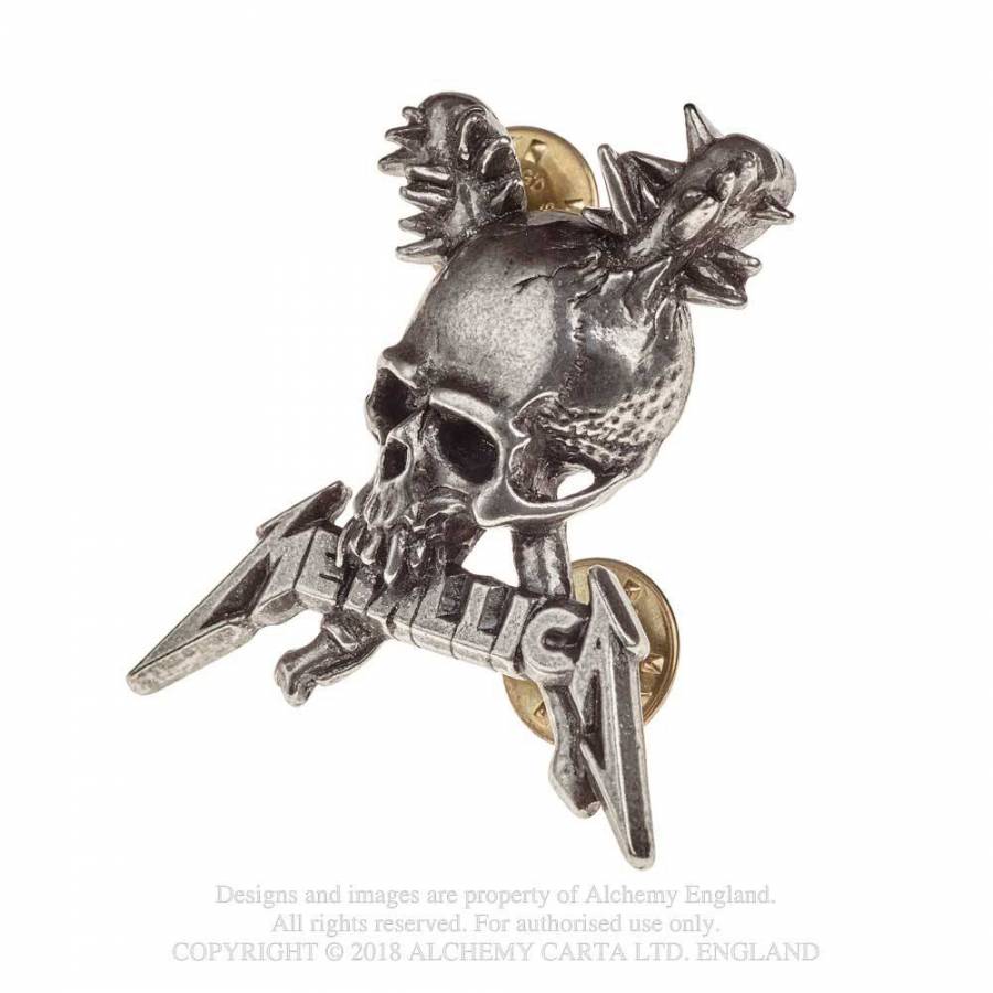 Insigna PC506 Metallica: Damage Inc. skull  Badge