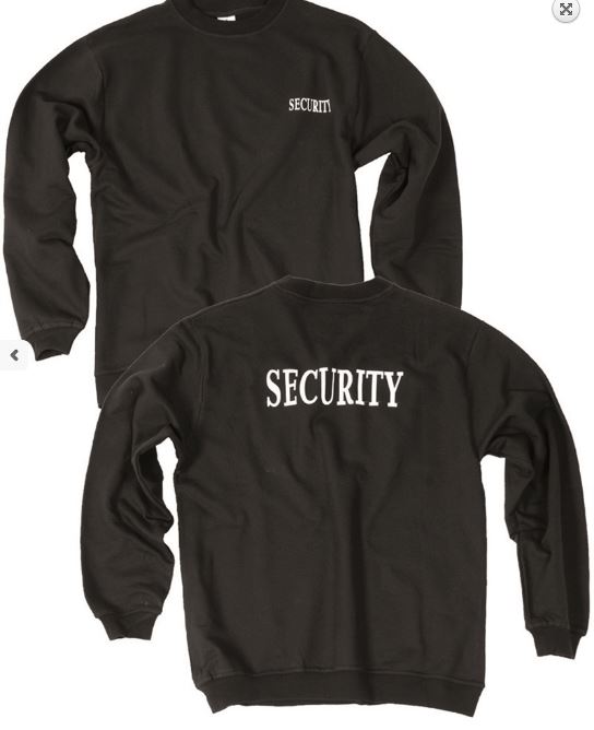 Longsleeve  cu inscriptia SECURITY  Art. Nr.  12060002