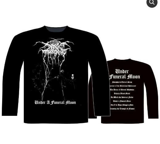 Longsleeve DARKTHRONE - Under A Funeral Moon - Album