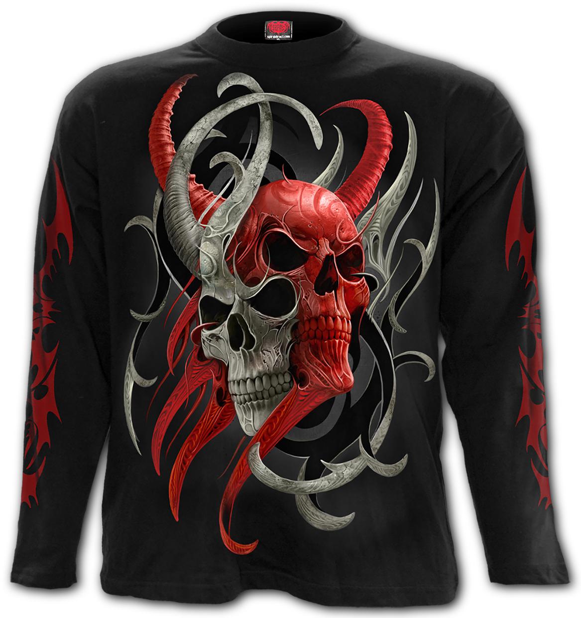 Longsleeve T229M301 SKULL SYNTHESIS - Longsleeve T-Shirt Black