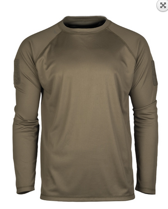 Longsleeve Tactical Oliv - Quick Dry Art.-No. 11082001