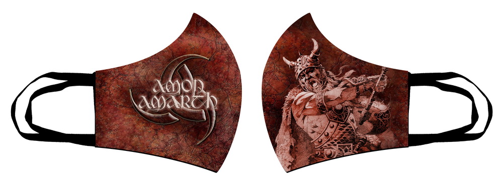 Masca de bumbac AMON AMARTH - Logo (HBG)