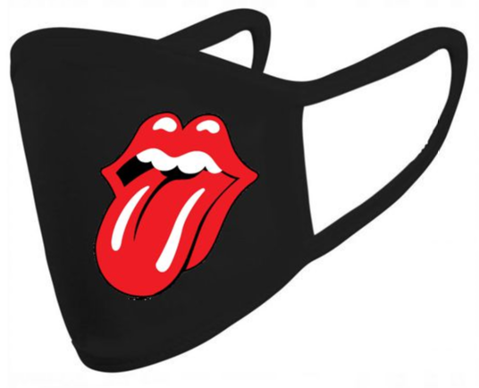 Masca de bumbac brodata THE ROLLING STONES