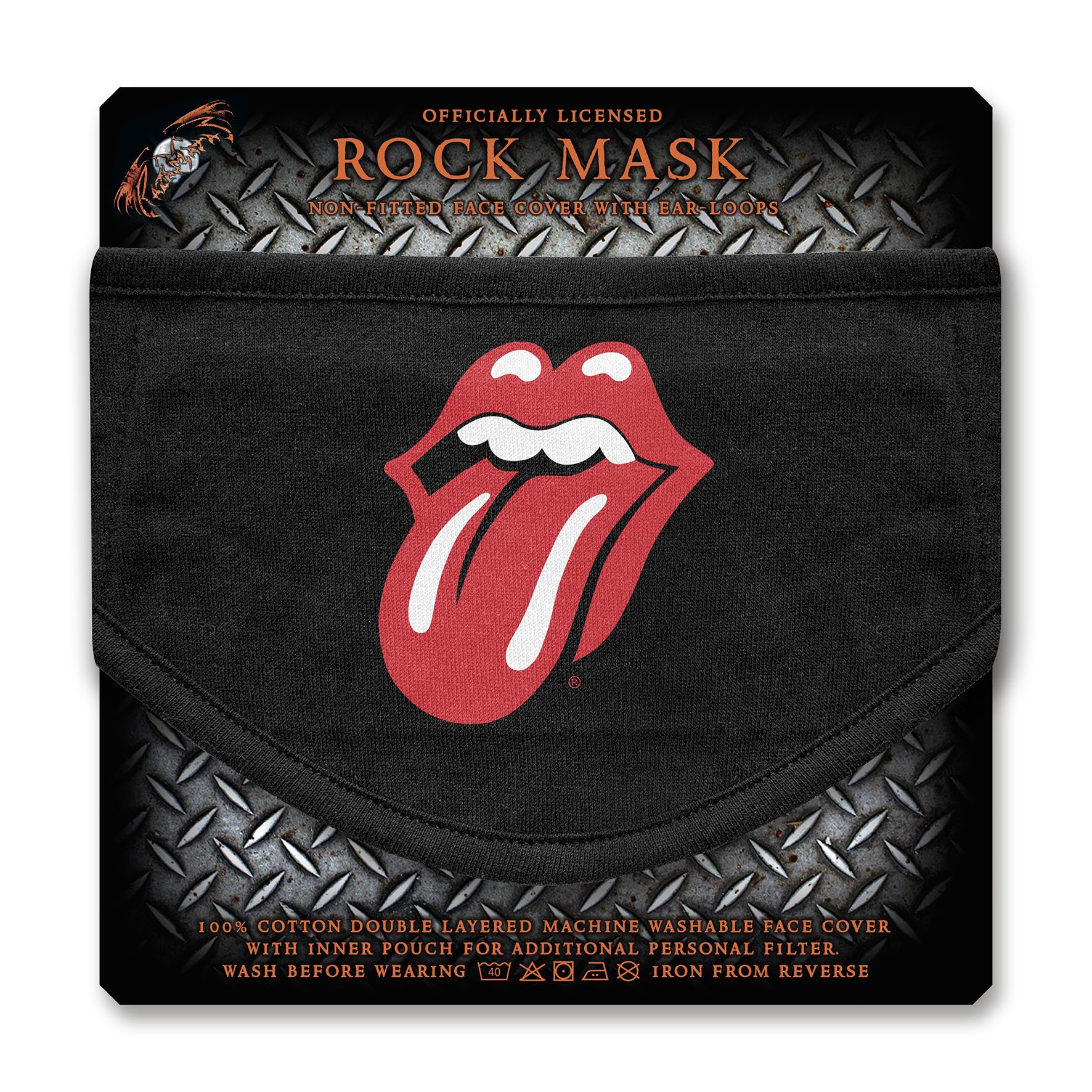 Masca de bumbac ROLLING STONES (Razamataz)