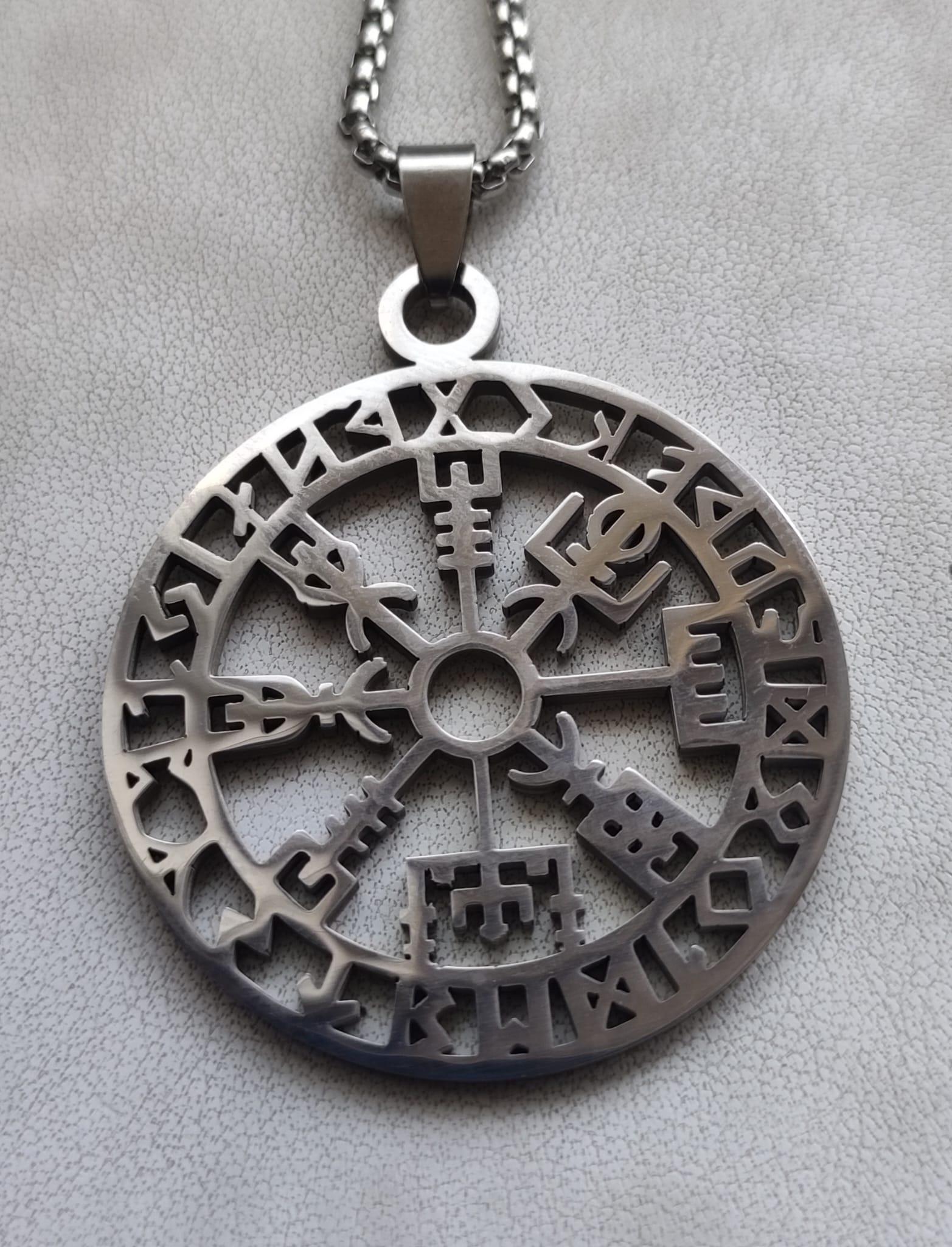 Medalion de inox Vegvisir (JBG)