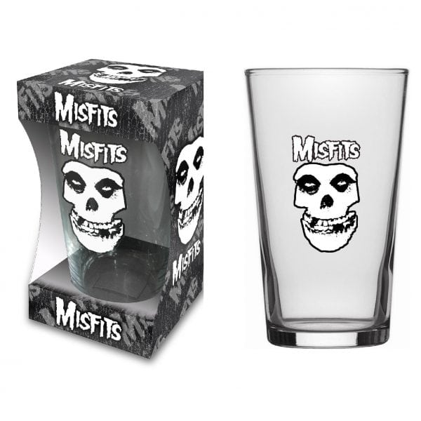 Pahar bere Misfits - Skull (568ml)