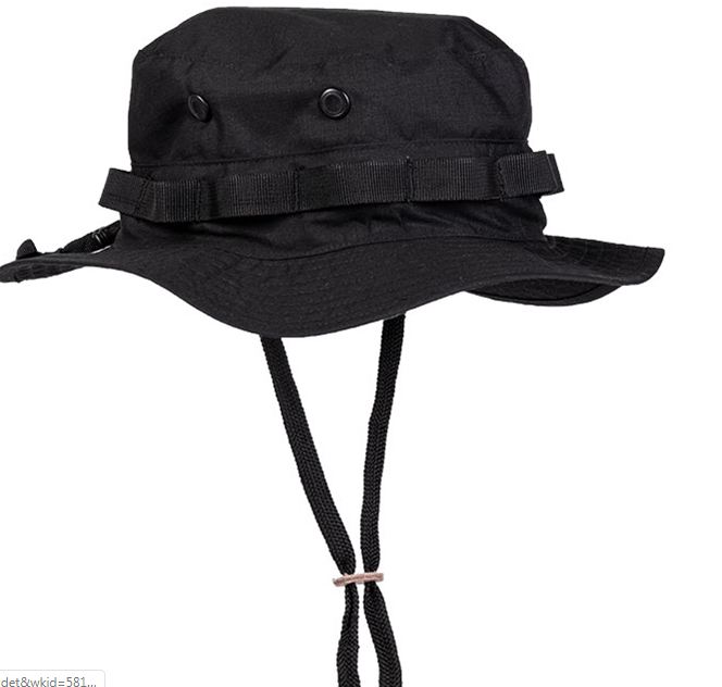 Palarie military neagra US Black GI Boonie Hat Art. No.12323002