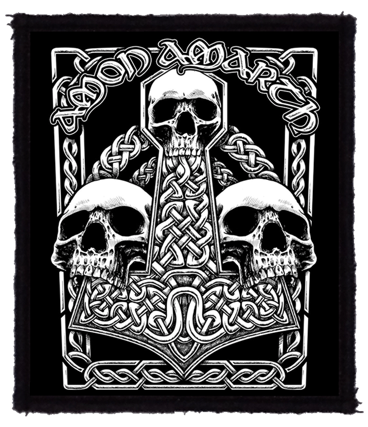 Patch Amon Amarth Three Skulls (HBG)