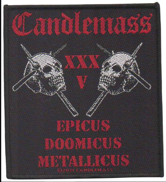 Patch CANDLEMASS Epicus Doomicus Metallicus 35th Anniversary (VMG)