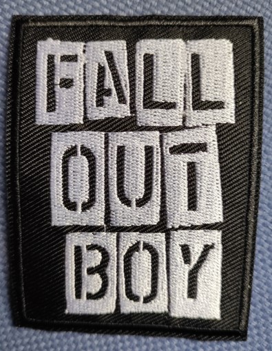 Patch FALL OUT BOY Logo (patch decupat) (JBG)