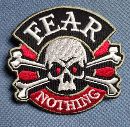 Patch FEAR NOTHING (patch de lipit) (EP1784)