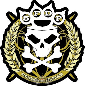 Patch Five Finger Death Punch Knuckle Logo (patch brodat) (P-SHK)