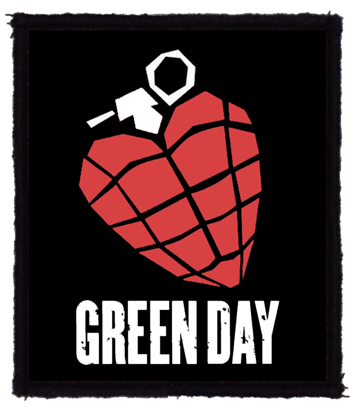 Patch Green Day Heart Grenade (HBG)