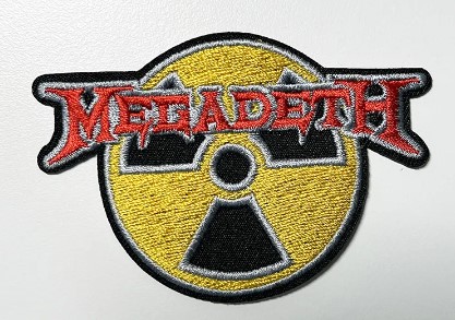 Patch MEGADETH Nuclear Logo (patch decupat) (JBG)