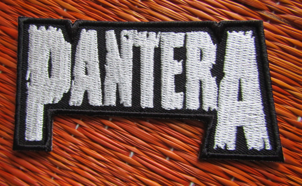 Patch PANTERA White Logo (patch de lipit) (EP742)