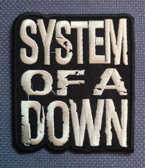 Patch SYSTEM OF A DOWN Logo (patch de lipit) (EP446)