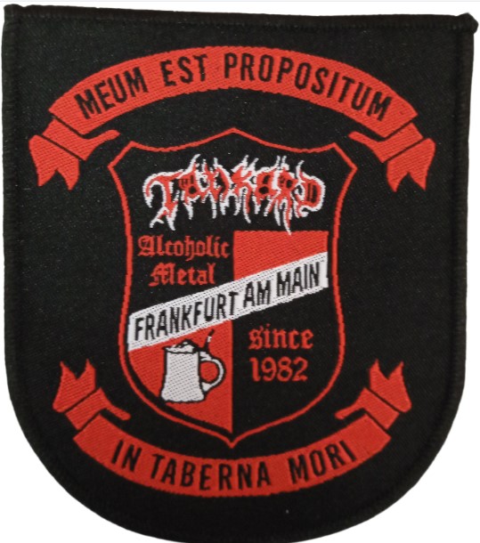 Patch TANKARD Alcoholic Metal (brodat) (VMG)