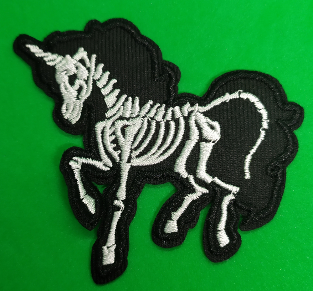 Patch Unicorn Skeleton (patch decupat) (JBG)