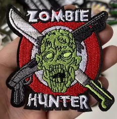 Patch Zombie Hunter (patch decupat) (JBG)