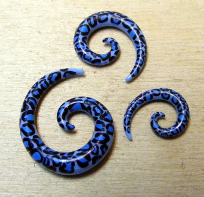 Taper spiral Leopard albastru (FTC)(08315)