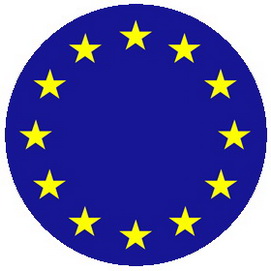 Insigna 2,5 cm EU Flag   (HBG)