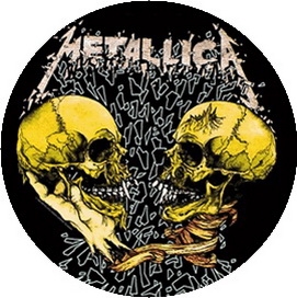 Insigna 2,5 cm METALLICA Sad But True   (HBG)