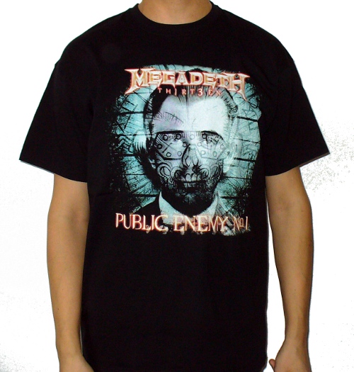 Tricou MEGADETH Public Enemy No.1 (TBR146)