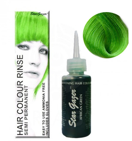 Vopsea de par semipermanenta verde Stargazer AFRICAN GREEN (VSGAG)