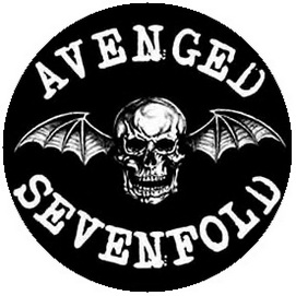 Insigna 2,5 cm AVENGED SEVENFOLD Logo (HBG)