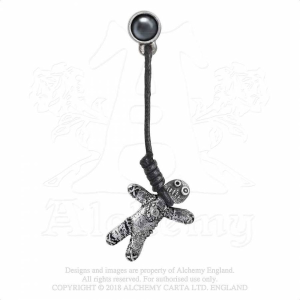 Cercel E408 - Voodoo Doll Stud