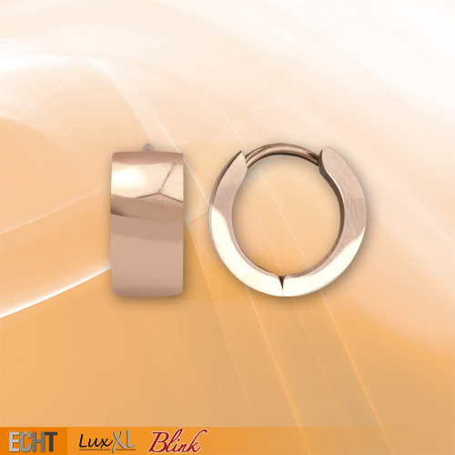 SO119R Cercei de inox Hoops rosegold