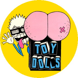 Insigna 2,5 cm TOY DOLLS Bare Faced Cheek  (HBG)