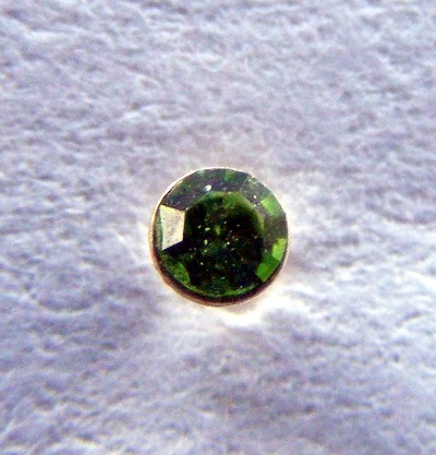 Nose stud 1,5 mm pietricica verde