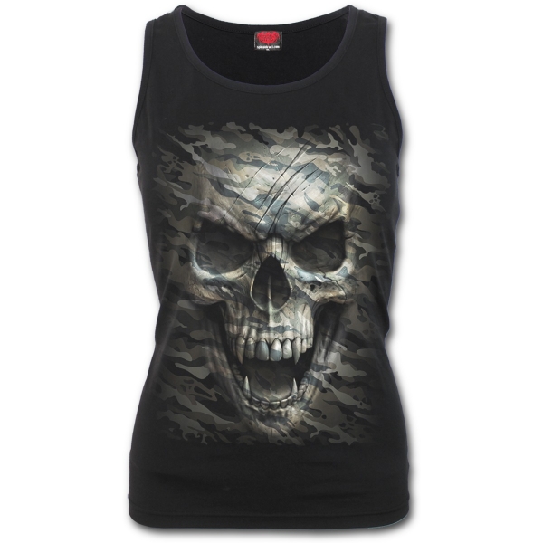 Girlie T141G058 - CAMO SKULL (Lichidare stoc!)