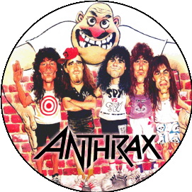 Insigna 2,5 cm ANTHRAX State Cartoon (HBG)