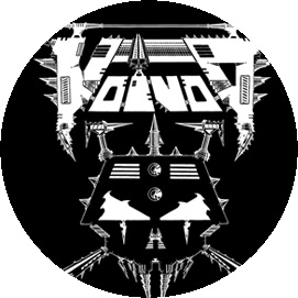 Insigna 2,5 cm VOIVOD Logo  (HBG)