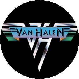 Insigna 2,5 cm VAN HALEN  (HBG)